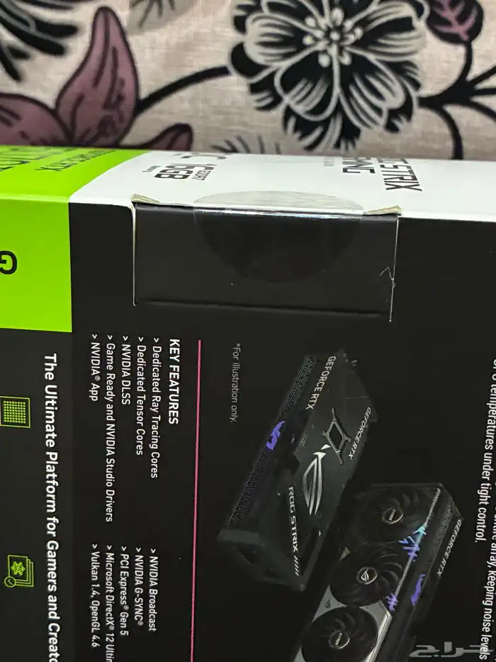 كارت شاشه جديد غير مستخدم 5070Ti حجم 16جيجا 5