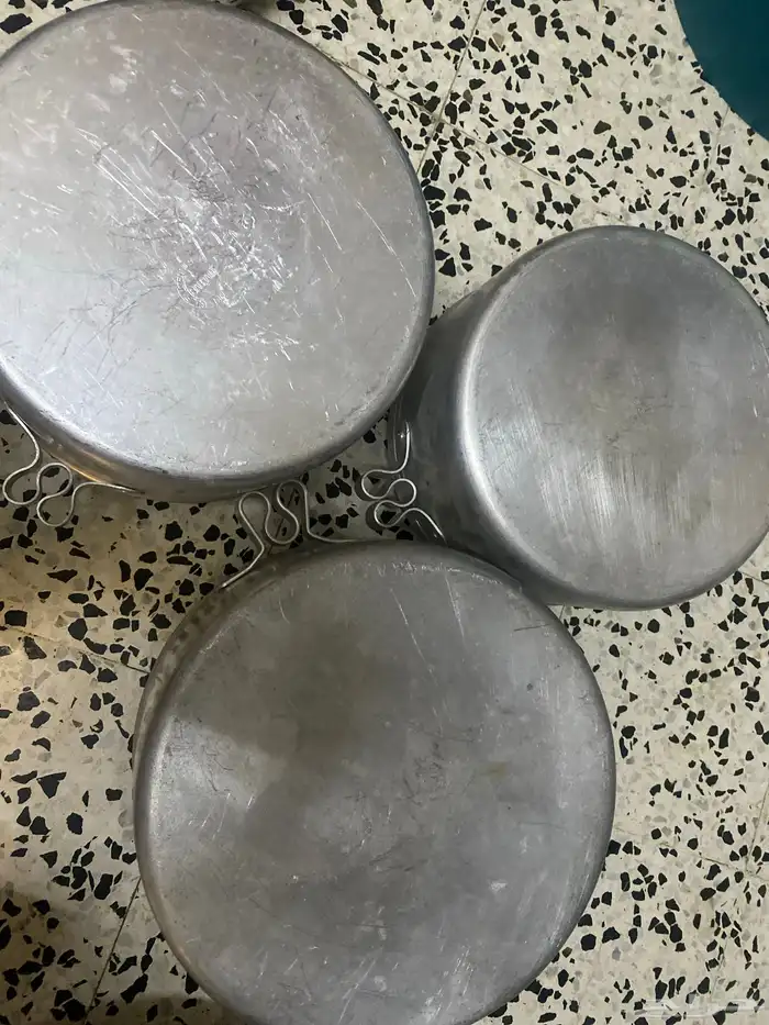 ثلاث قدور طبخ جدد 1