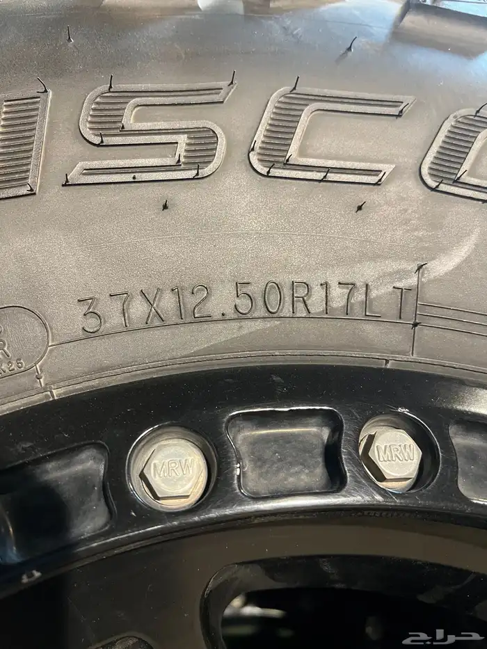 كفرات كوبر 37 12.5 وجنوط 17 ميثود رانجلر 1