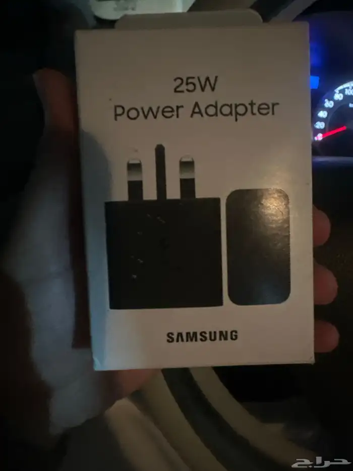 شاحن سامسونج اصلي 25 واط انفتح كرتونه فقط 0