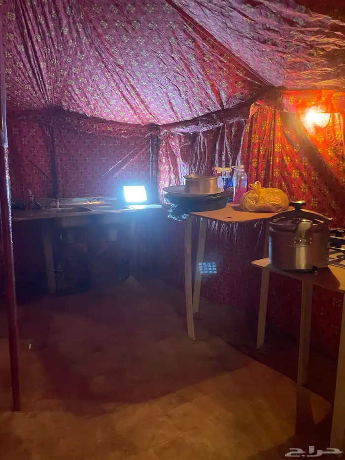 مخيم للإيجار اليومي والشهري على طريق الجراد 2