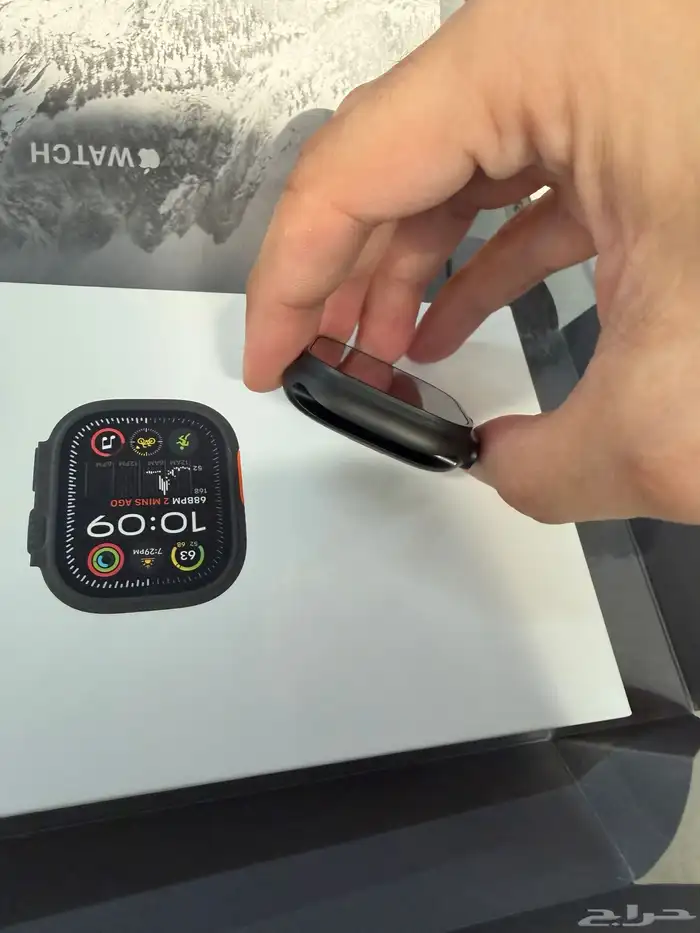 ساعة ابل الترا 2 الاصدار الأسود 7