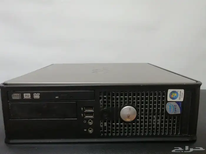 كمبيوتر مكتبي DELL و طابعة اتش بي ملونة 1
