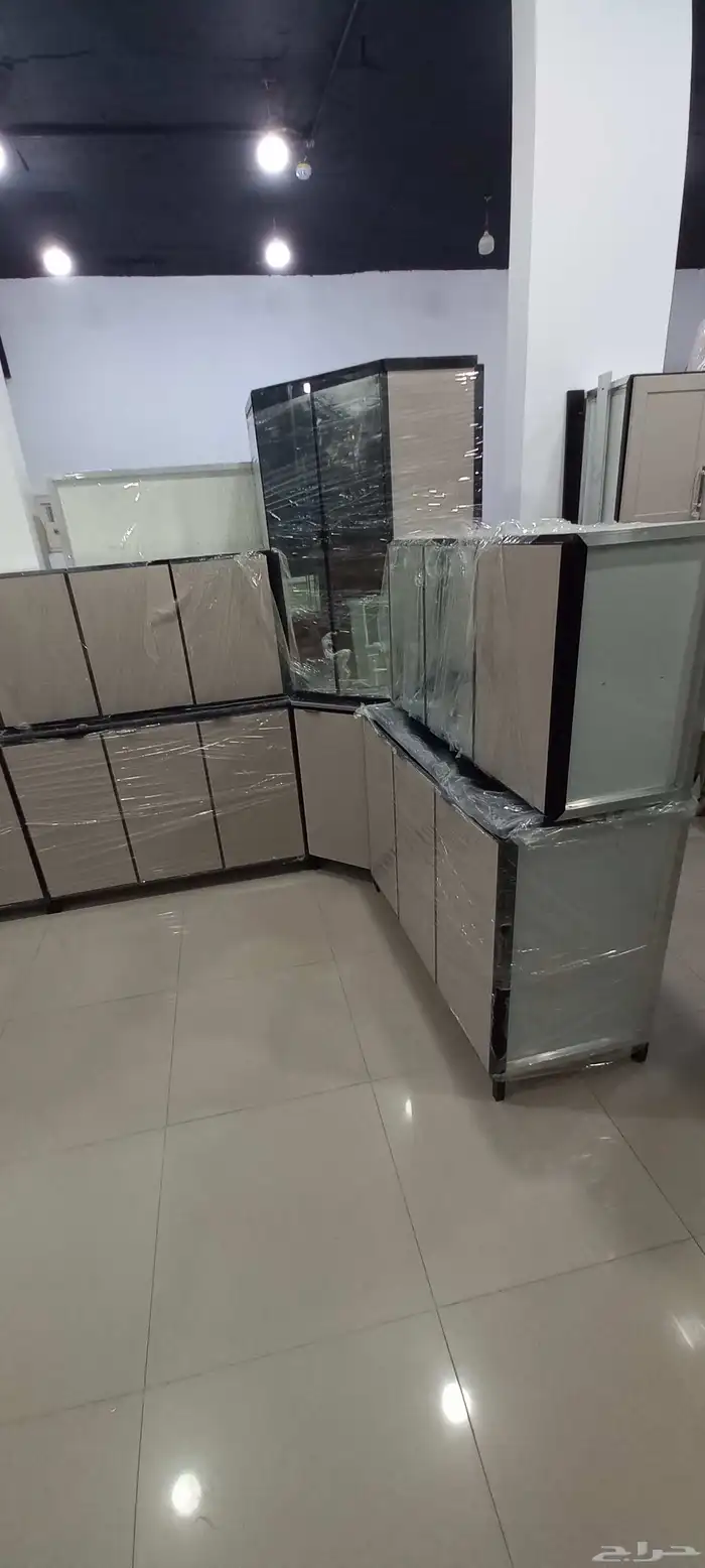 مطابخ جديده جاهزه تتوفر جميع الألوان رخام جلكسي شامل التوصيل 7