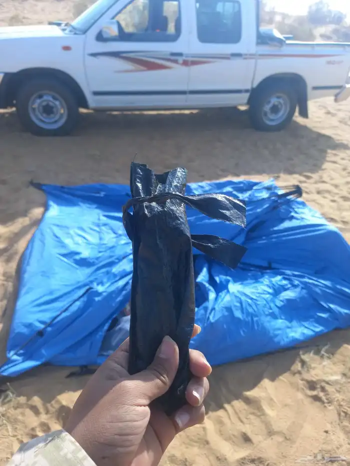 الخيمة للبيع معها جميع مسلزماتها سهلت التركيب وسهلت الصفط 3