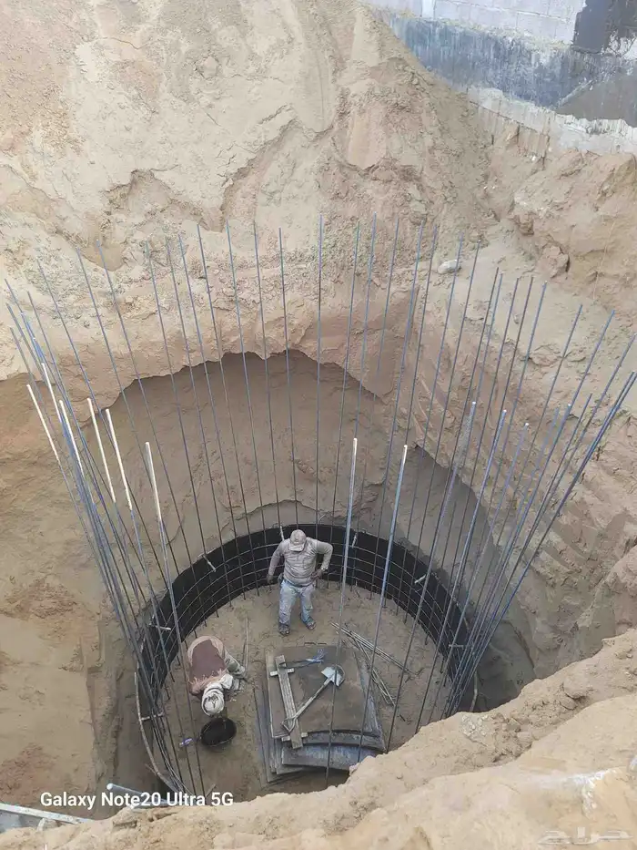 حفر خزانات دائري 12