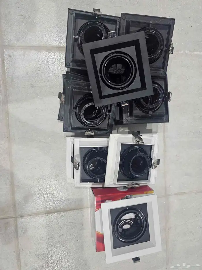 فريمات اضاءة سقف ديكور ضد التوهج 10 سم 0