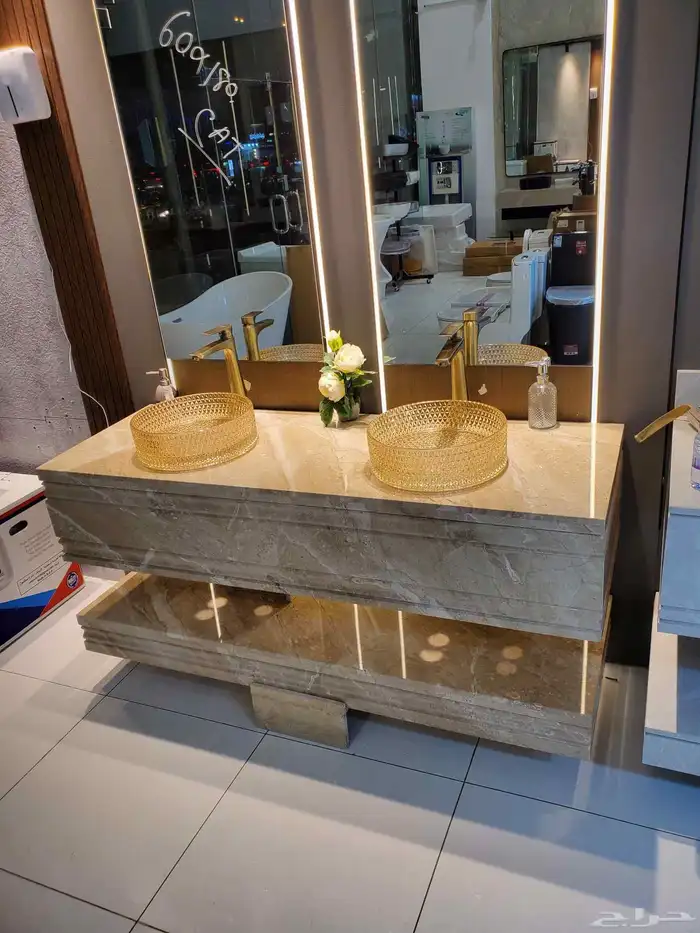 تفصيل مغاسل رخام وطاولات رخام حسب الطلب 2