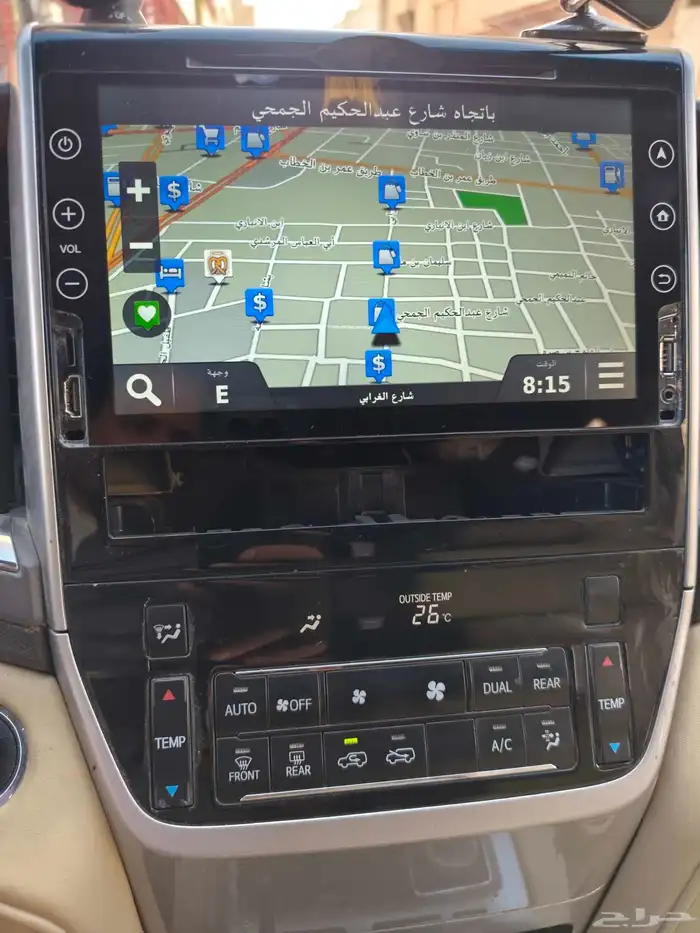 شاشه جيب تايوتا2019 2016 2021 7