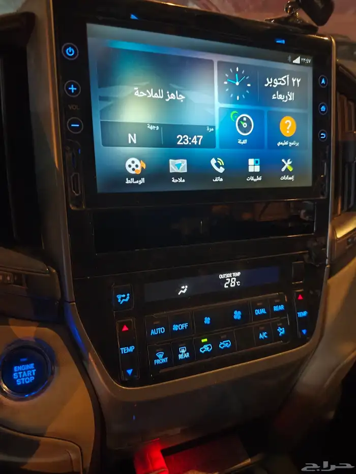 شاشه جيب تايوتا2019 2016 2021 3