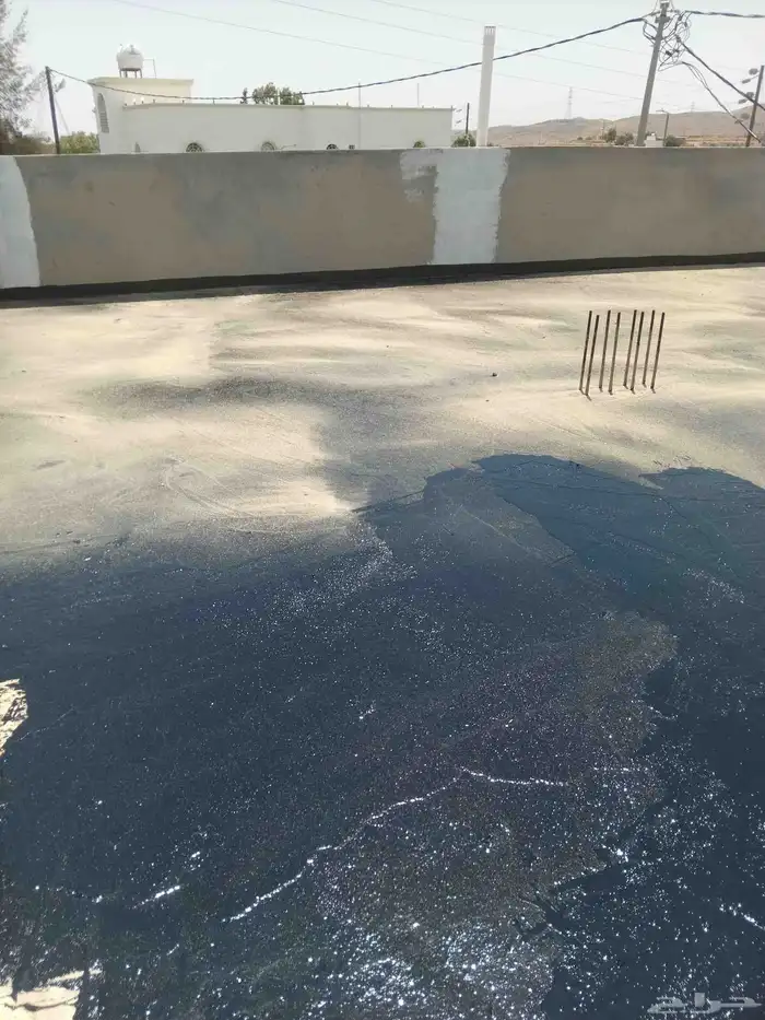 عوازل قار من الأمطار علي الأصلح والهنجر 4