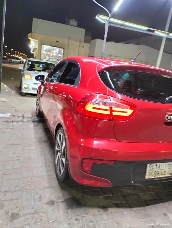 KIA RIO 2016 كيا ريو أحمر 3
