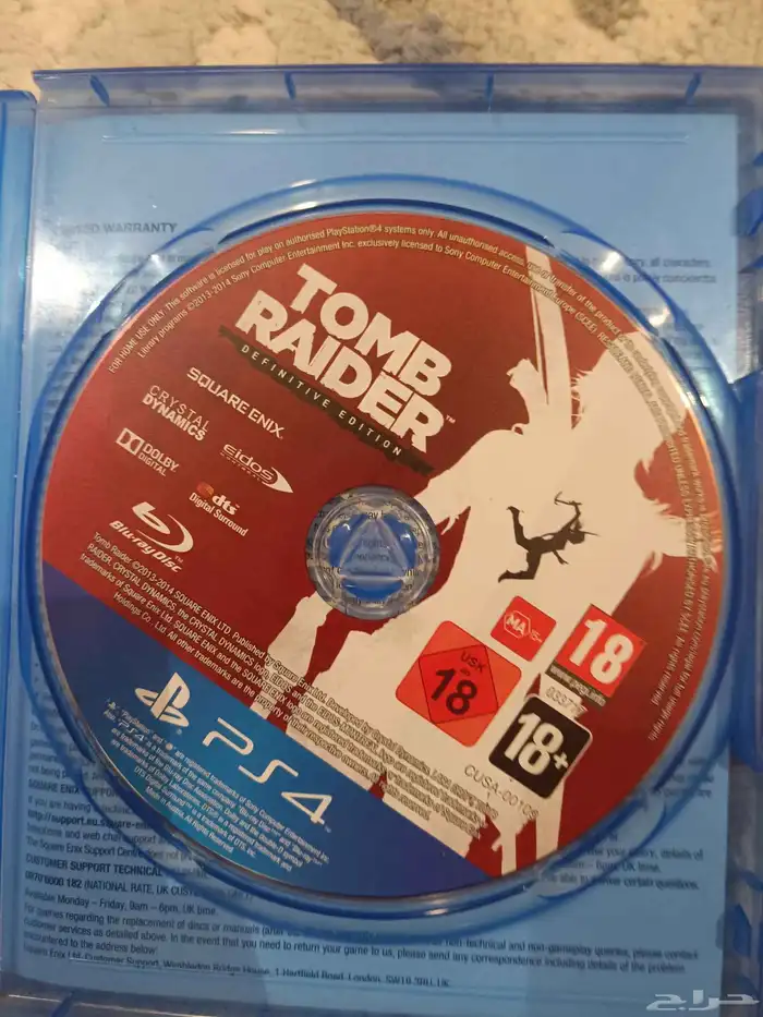 TOMB RAIDER شريط سوني 4 جديد 2