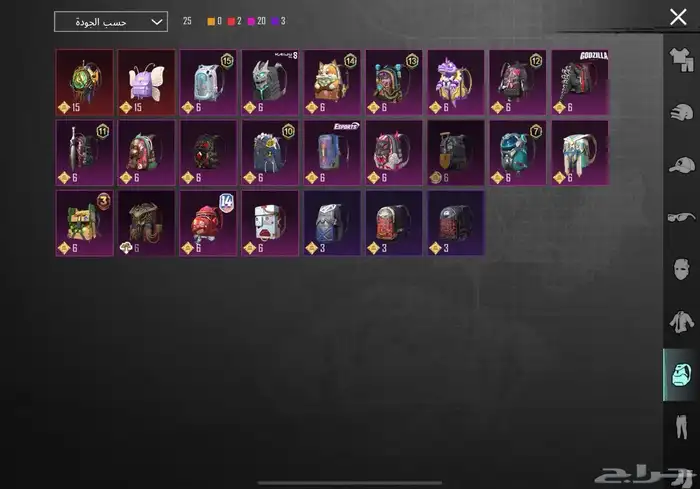 حساب ببجي 47