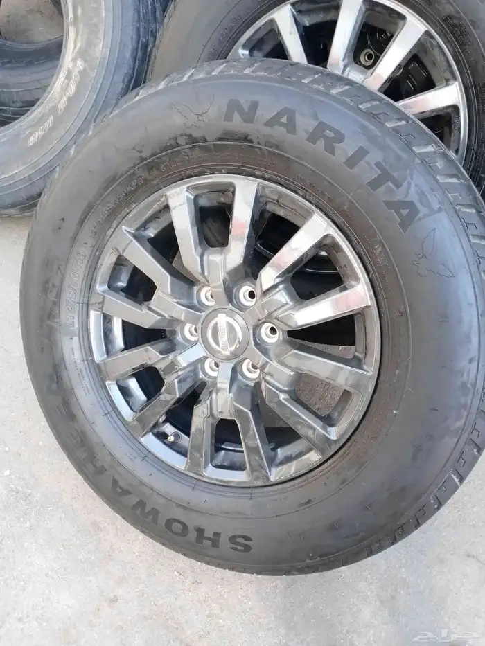 كفرات شاهين مع جنوط وكاله مقاس 18 بالتنيوم 0