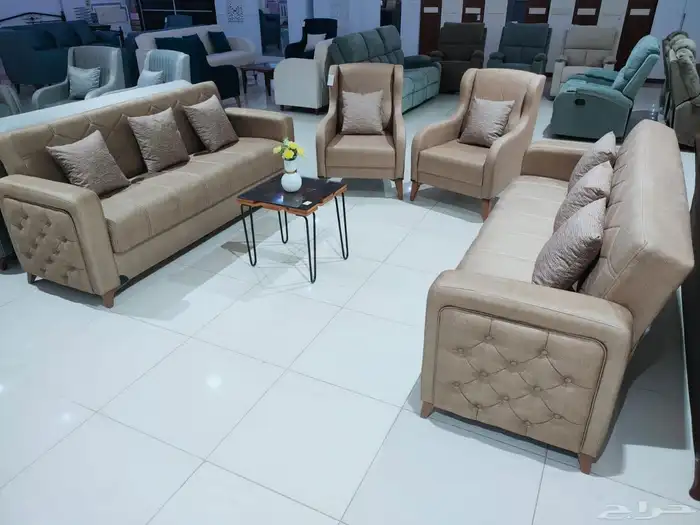 اطقم كنب تركي   اطقم كنب استرخا   كنب سرير 11