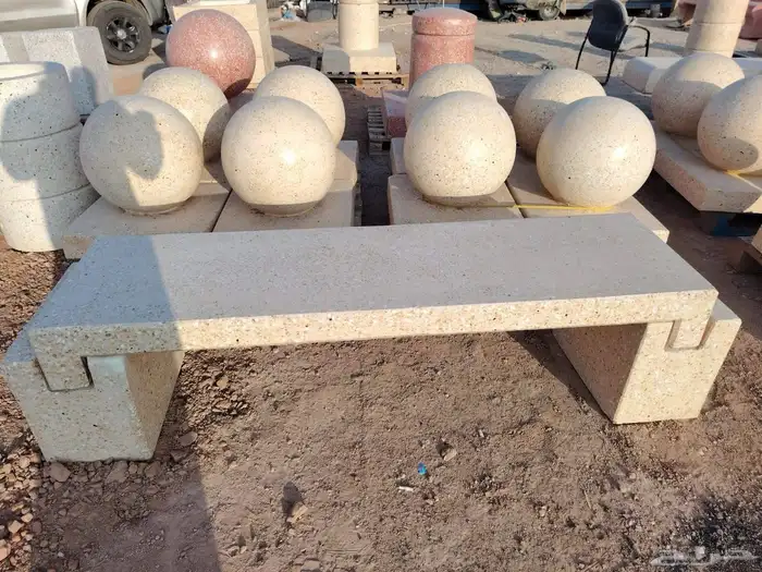 قواعد خرسانية-مصدات خرسانية-كراسي حدائق 14