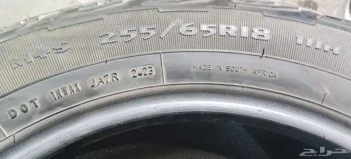 كفرات اكس بلاور اسيزو برادو 255 65 18 نضيف كرت اخت الجديده 3