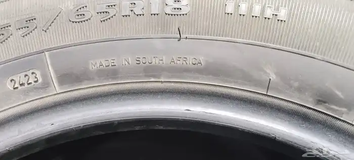 كفرات اكس بلاور اسيزو برادو 255 65 18 نضيف كرت اخت الجديده 2