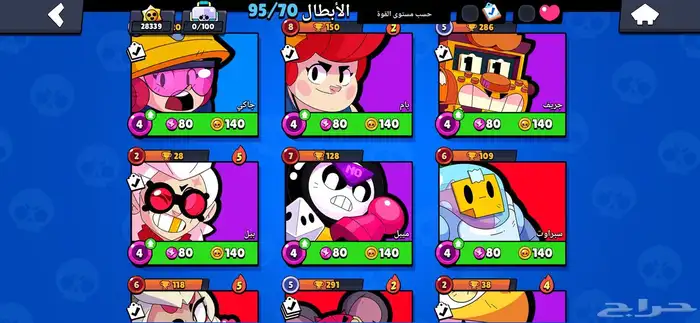 حساب براول ستارز للبيع 21