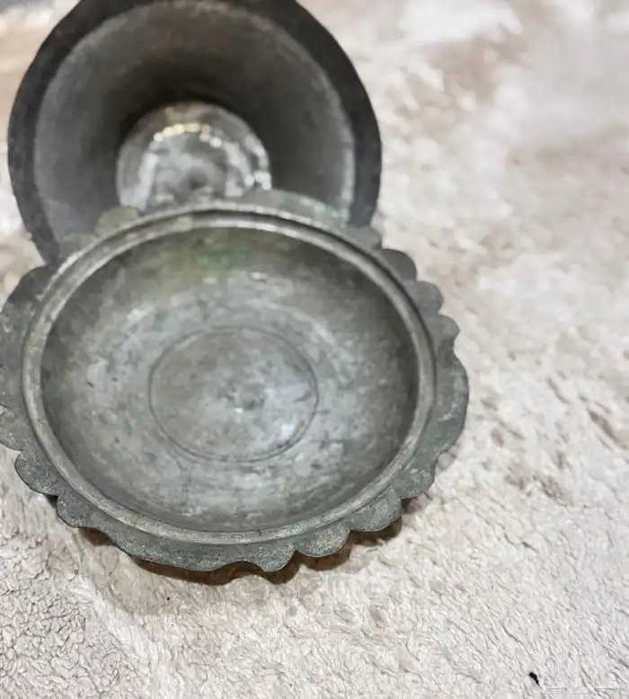 زبدية عثماني نحاس احمر قديم Ottoman Copper Dish 19th Century 3