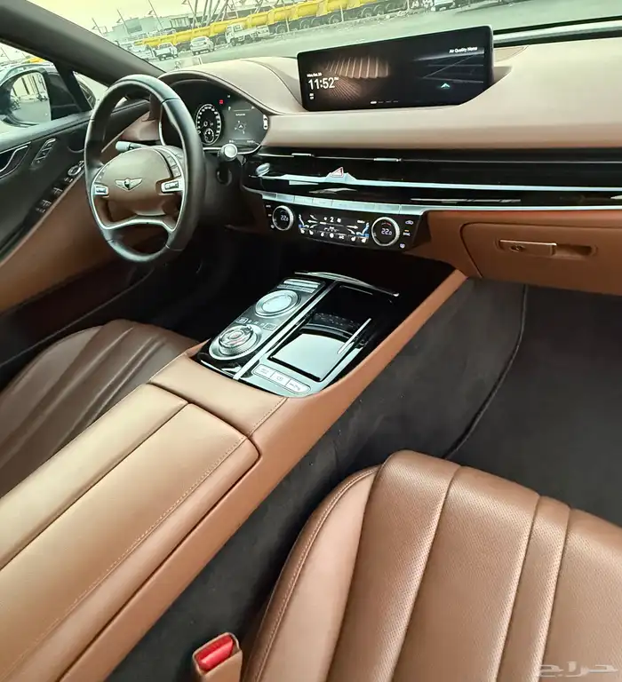 جنسس 2021 G80 ( 6 سلندر ) فل كامل بدون بانوراما للبيع 11