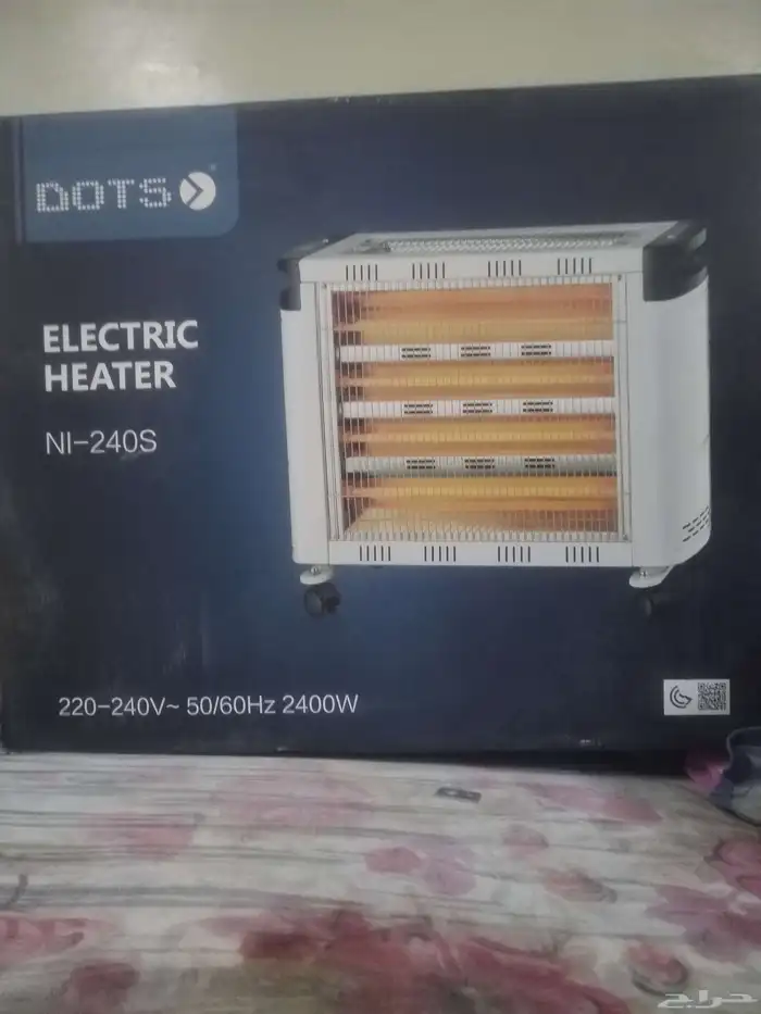 دفايه كهرباء 2400 واط جديده لم تستخدم 1