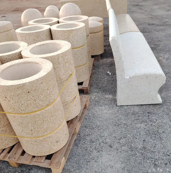 قواعد خرسانية-مصدات خرسانية-كراسي حدائق 16