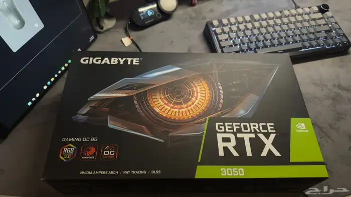 للبيع كرت شاشة RTX 3050 8GB OC من Gigabyte 0