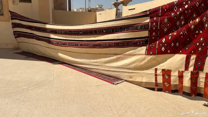 رواق تراثي سدو يدوي صوف أغنام 0