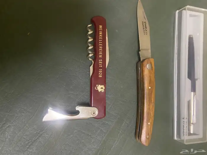 للبيع قلم باركر جديد وسكين باكستاني موس وسكين أم ديك 1