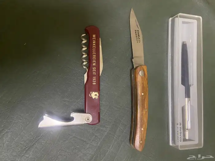 للبيع قلم باركر جديد وسكين باكستاني موس وسكين أم ديك 2