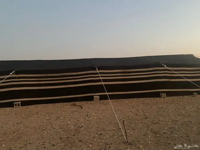 بيت شعر مثولث مع جميع اشيائه 1