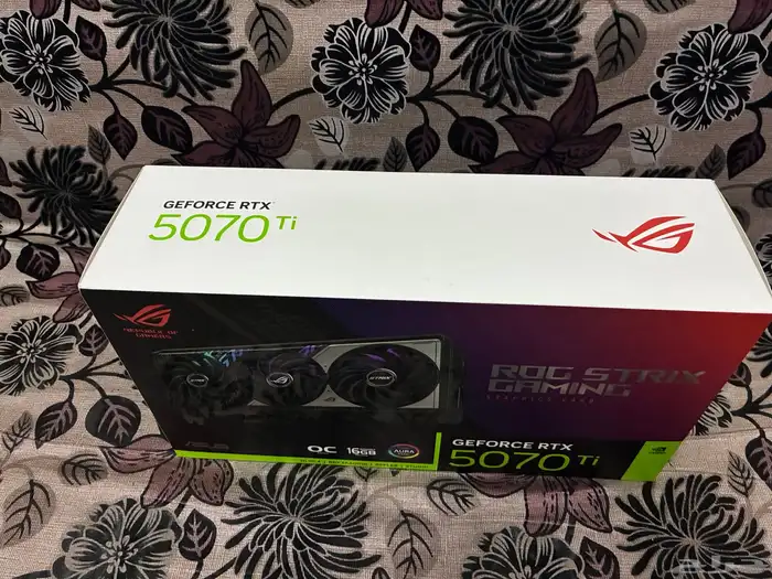 كارت شاشه جديد غير مستخدم 5070Ti حجم 16جيجا 1