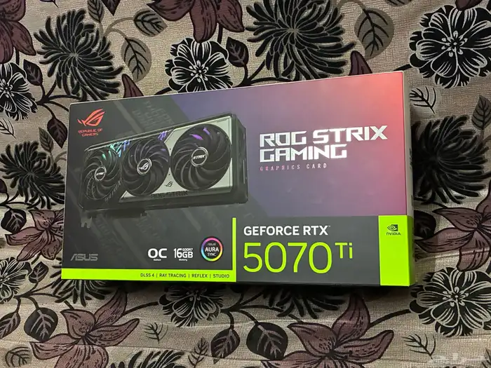 كارت شاشه جديد غير مستخدم 5070Ti حجم 16جيجا 0