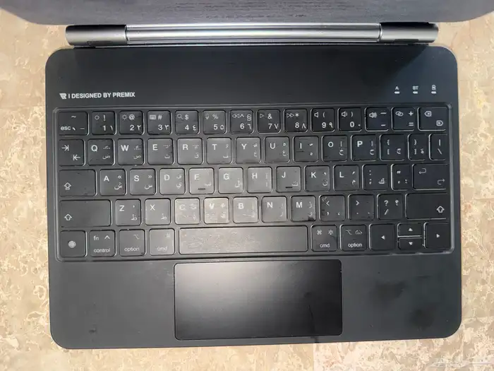 كيبورد لأجهزه الايباد بريمكس بإضاءة خلفية وتراك باد مدمج 0