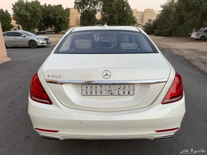 للبيع مرسيدس S500 2015جفالي بصيانات الوكالة 7