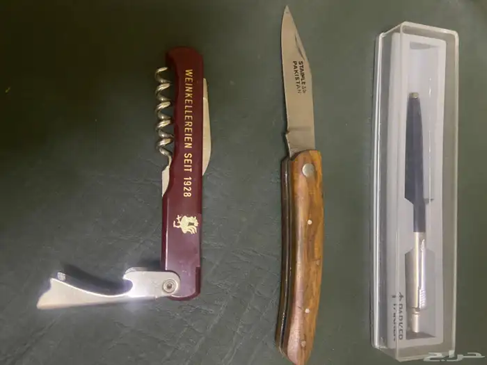 للبيع قلم باركر جديد وسكين باكستاني موس وسكين أم ديك 3