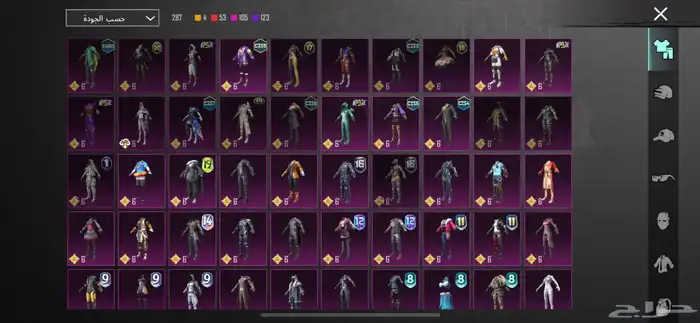 حساب ببجي مميز لفل 85 للبيع او البدل بشي يسوى 3