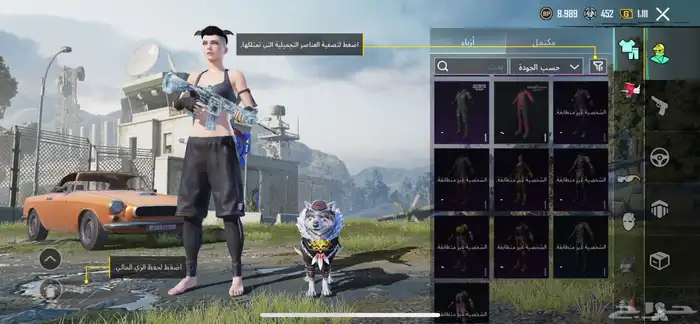 حساب ببجي للبيع 17