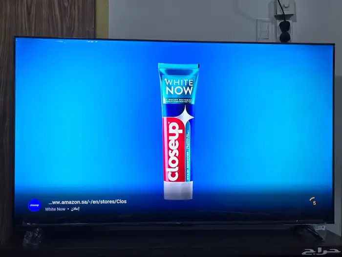 موديل 2025 الشاشة جديدة بضمان 3 سنوات استخدام اسبوع فقط TCL 7