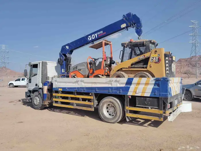 بوم تراك 10طن و7طن و5طن للاجار الشهري واليومي في تبوك ونيوم 5