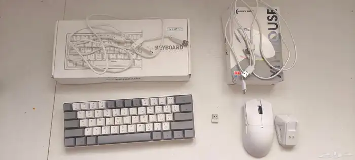 ماوس وكيبورد اصلي واستخدام خفيف واقل من شهر للبيع المستعجل 3