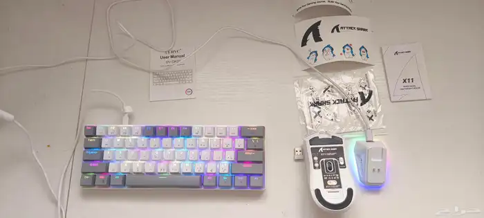 ماوس و كيبورد تحت الضمان استخدام اقل من شهر للبيع المستعجل 0