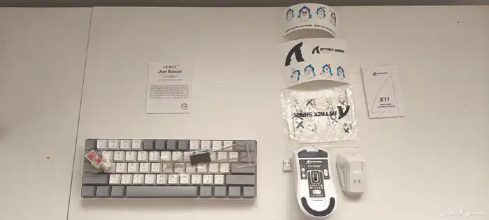 ماوس وكيبورد اصلي واستخدام خفيف واقل من شهر للبيع المستعجل 1