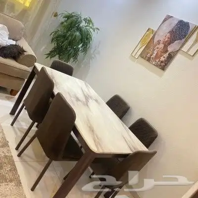 طاولات رخام او خشب ماليزي توصيل وتركيب 10