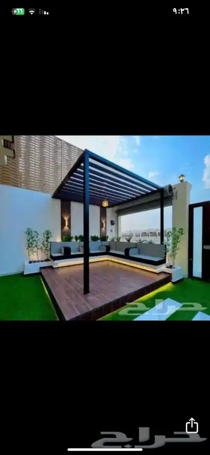 برجولات لكسان مظلات جلسات خارجية مظلات بابكات 2