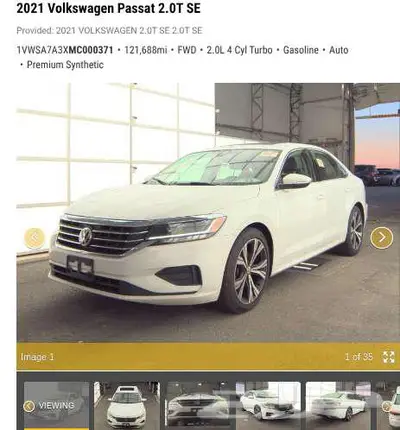 2021 Volkswagen Passat 2.0T SE index