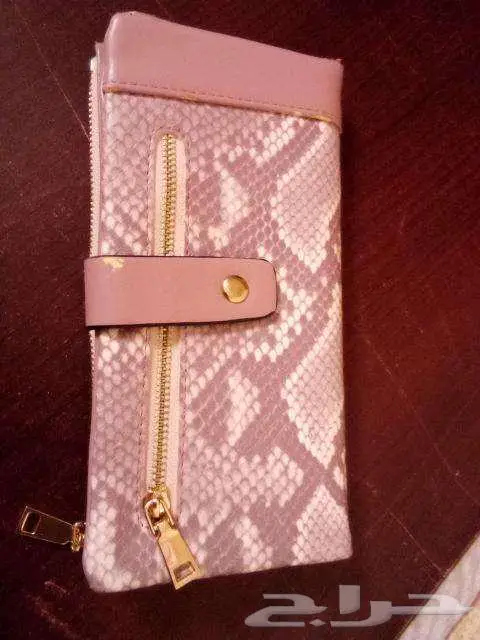 محفظة نسائية أنيقة جلد صناعي بنقشة الثعبان 0