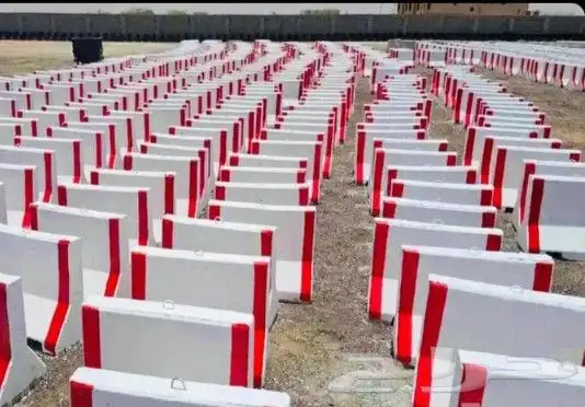 حواجز خرسانية مصدات قواعد انارة مناهل خرسانية نيوجرسي 0